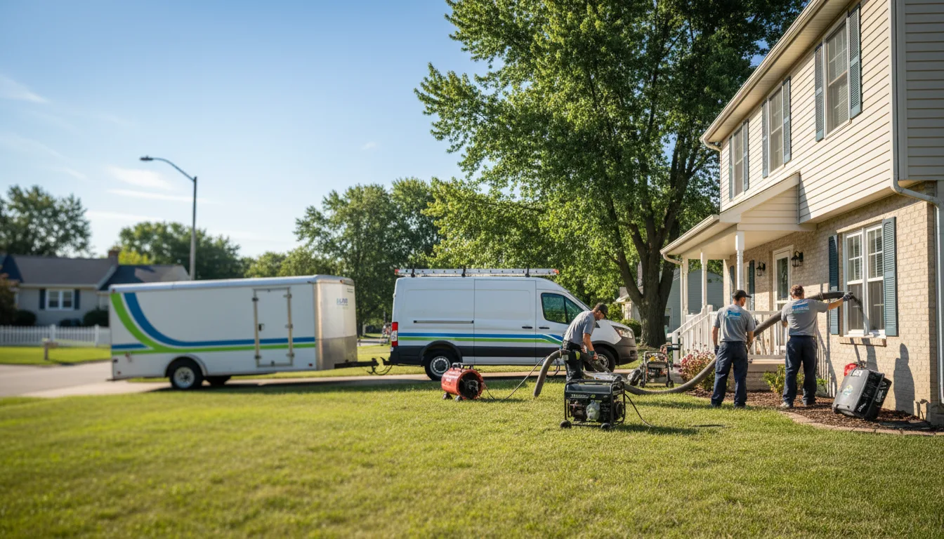 Flooded Basement Restoration And Cleanup With Repair in Sauk City, WI near me
